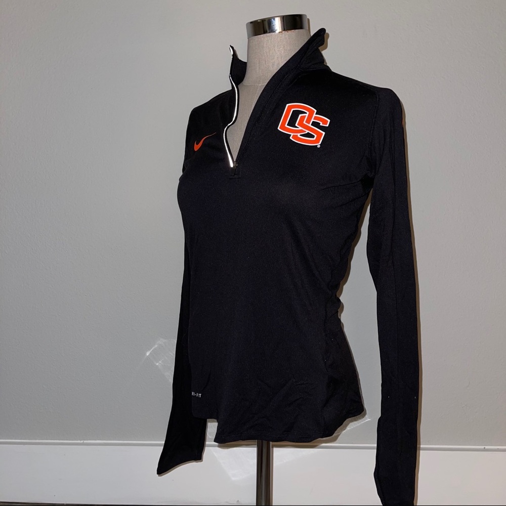 Nike Dri-Fit Quarter Zip Long Sleeve Oregon State